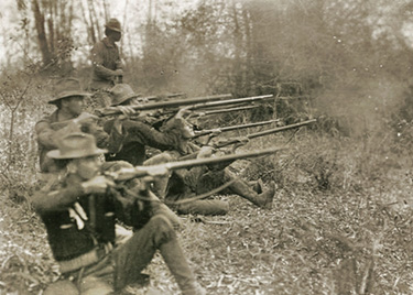 american soldiers shooting